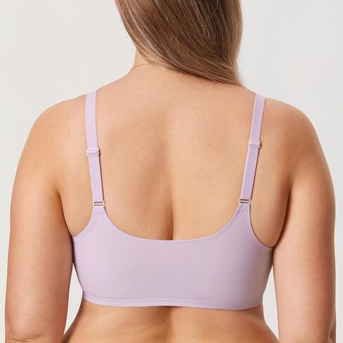 DELIMIRA Women's Front Closure Bras Seamless Plus Size Plunge Underwire Unlined Comfortable Bra in Saudi Arabia