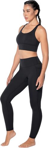 Sunzel Sunzfly Sports Bra for Women ، Scoop Neck Crisscross Back Pated Low Impact Bras Tops for Workout Yoga Gym in Kuwait