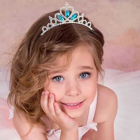 Gold & Yellow Crown Headband for Girls - Crystal Princess Tiara Crown - Birthday, Pageant, Halloween Party in Saudi Arabia