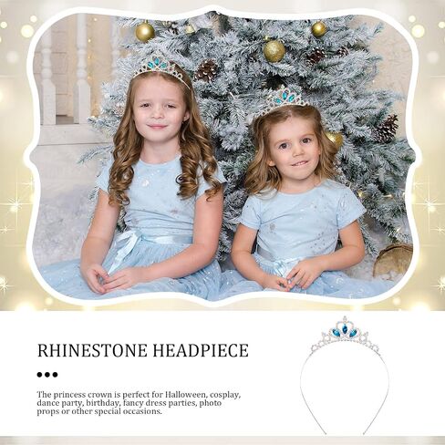 Gold & Yellow Crown Headband for Girls - Crystal Princess Tiara Crown - Birthday, Pageant, Halloween Party in Saudi Arabia