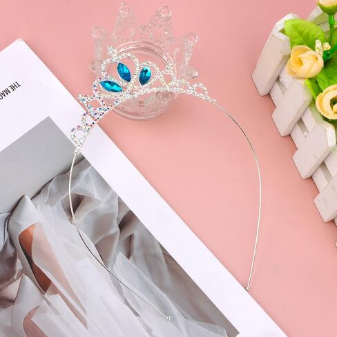 Gold & Yellow Crown Headband for Girls - Crystal Princess Tiara Crown - Birthday, Pageant, Halloween Party in Saudi Arabia