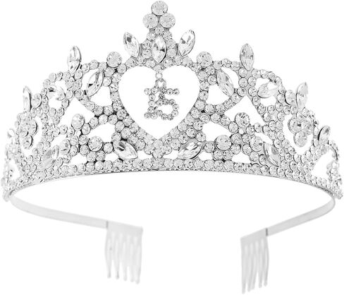 Rosemarie Collections Women's Rhinestone Birthday Tiara Crown in Kuwait
