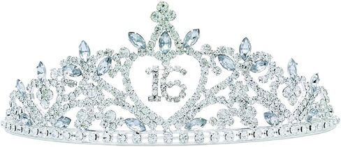 Rosemarie Collections Women's Rhinestone Birthday Tiara Crown in Kuwait