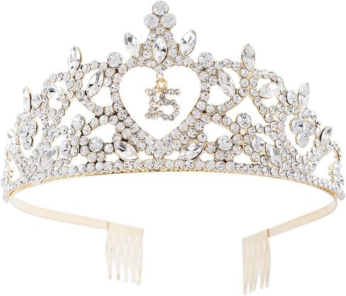 Rosemarie Collections Women's Rhinestone Birthday Tiara Crown in Kuwait