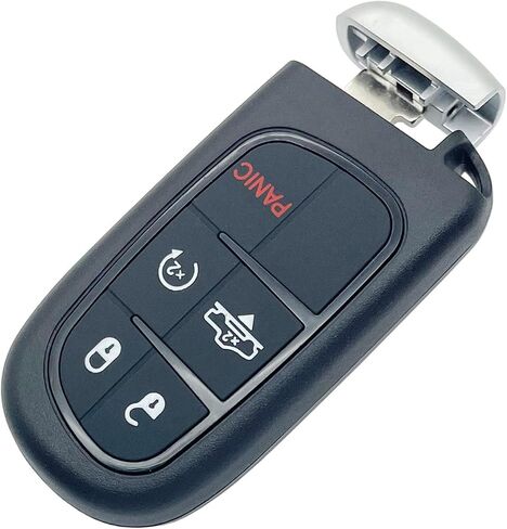 Replacement Smart Key Fob Shell Keyless Entry Remote Car Key Fob Cover Case Fits for Jeep Cherokee 2014-2020, GQ4-54T (5 Buttons A) in Saudi Arabia