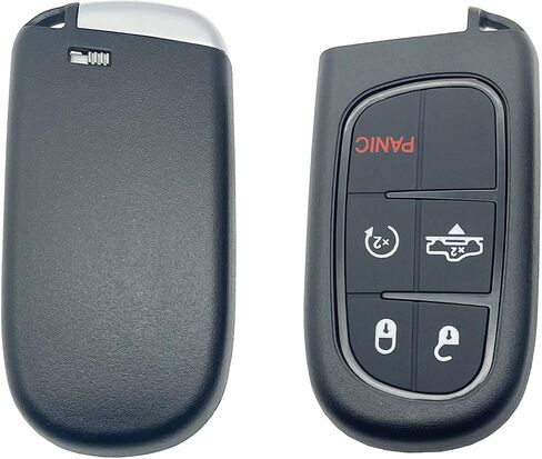 Replacement Smart Key Fob Shell Keyless Entry Remote Car Key Fob Cover Case Fits for Jeep Cherokee 2014-2020, GQ4-54T (5 Buttons A) in Saudi Arabia