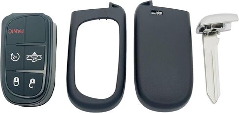 Replacement Smart Key Fob Shell Keyless Entry Remote Car Key Fob Cover Case Fits for Jeep Cherokee 2014-2020, GQ4-54T (5 Buttons A) in Saudi Arabia