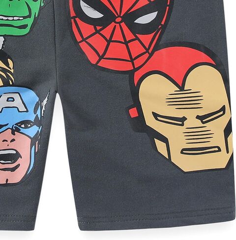Marvel Avengers Boys 2 Piece Shirt and Shorts Outfit Set for Toddler and Big Kids in Saudi Arabia