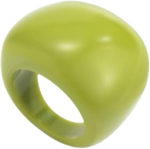 Colorful Chunky Acrylic Ring for Women,Vintage Statement Stackable Rings Candy Color Knuckle Finger Rings Y2K Fashion Classic Jewelry in Saudi Arabia