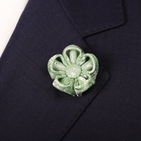 Taecmin Silver Tie علاقات رمادية فاتحة للرجال Paisley Neckties ومربعات الجيب مع دبابيس طية صدر الالكشاش لحفلات الزفاف لحفلات الزفاف in Kuwait