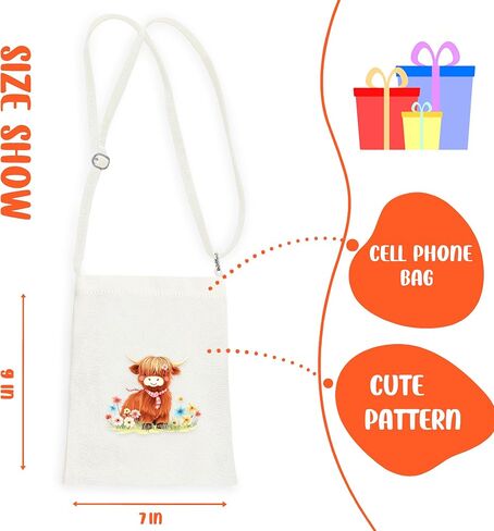Hedgehog Mini Canvas Bag for Teens Kids Girls, Hedgehog Lovers Gift Items Things Decor Merch, Small Tote Purse with Shoulder Strap Holds Phone Wallet Keys Lipstick Coin! in Saudi Arabia