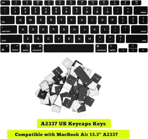A2442 A2485 US Keyboard keycap Keycaps Keycaps Keycaps Keycaps لـ MacBook Pro M1 Pro Max Retina 14 بوصة A2442 MKGR3 MKGT3 EMC 3650، 16 بوصة A2485 MK1E3 MK1H3 EMC 3651 بديل للوحة المفاتيح الأمريكية غطاء مفاتيح Keycaps in Saudi Arabia