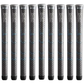SET OF 9 NEW WINN DRI-TAC LADIES GRAY GOLF GRIP. 3DT-GY DRITAC
