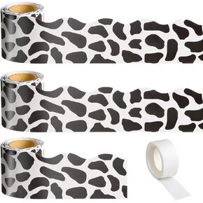 99 Ft Bulletin Board Borders 3 Rolls Black and White Wave Line Scalloped Border Trims Decorative Classroom Bulletin Board Rolled Trim Back to School Decoration for Home Classroom School Office Decor