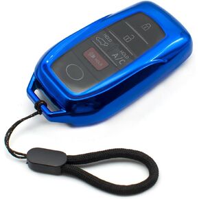 متوافق مع Toyota Land Cruiser Sienna Venza RAV4 Prime Mirai Silver TPU Key Fob غطاء حافظة جهاز التحكم عن بعد حامي الجلد ملحقات أكمام الدخول بدون مفتاح in Kuwait