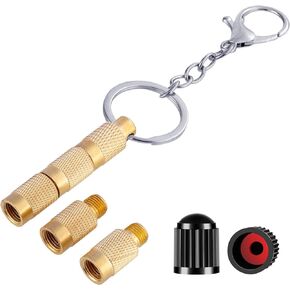 Tire Deflator, Made Brass, Universal Tire Valve Stem for SUVs, Cars, Bike, Motorcycles, Trucks | Heavy-Duty, Airtight Seal | Screw-On, Easy to Operation