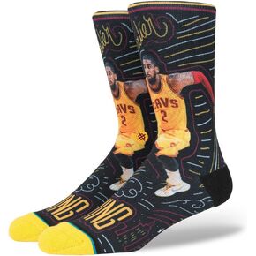 Stance NBA Kyrie Irving Sketchbook Socks - Yellow Large