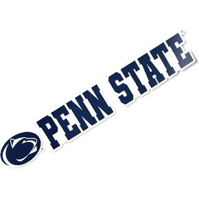 The Pennsylvania State University Penn State PSU Nittany Lions University Name Logo Vinyl Decal Laptop Water Bottle Car Scrapbook (8 Inch Sticker)