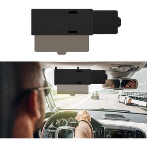 HAOBO Car Sun Visor Sunshade Extender, Sun Visor for Car Windshield, Adjustable Car Sun Visor Extender Protects, Anti-Glare Car Sun Visor Protects from Sun Glare, UV Rays, Universal for Cars, SUVs