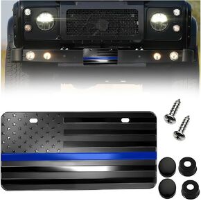 لوحة ترخيص سيارة معدنية منقوشة ثلاثية الأبعاد بعلم أمريكي، ألومنيوم وطني بعلم الولايات المتحدة الأمريكية شعار تلقائي لشعار الغرور الجدة، ديكور خارجي للمركبة عالمي للشاحنة، سيارات الدفع الرباعي، RV، دراجة نارية (أحمر) in Kuwait