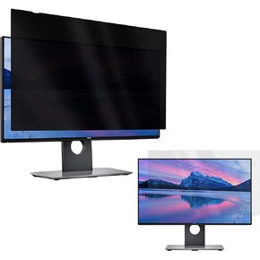 ASHATA Anti-Blue Light Filter,22 Inch Computer Screen Filter,16:10 Anti Blue Light Screen Protector for Trains,Blue Light Monitor Screen Protector Panel Support Intimacy Protection Scratch Resistant