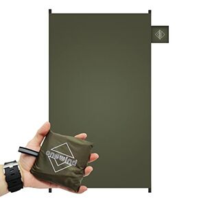 onewind Tent Footprint, Ultralight Camping Tarp Tent 4000mm Waterproof Rate PU Coating, 98" *55" Small Tarp Ground Sheet for Backpacking Hiking Camping Picnic, Brown