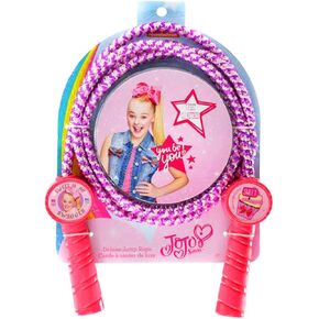United Pacific Design JoJo Siwa Girls Deluxe Jump Rope 7 Feet Classic Outdoor Toy Promotes Exercise