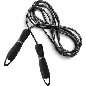 Nicole Miller Jump Rope, Speed 9 feet Jumping Ropes Workout for Kids, Women, Men with Rubberized Non-Slip Handles