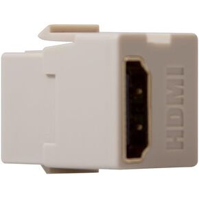 Leviton 40834-T Feed Through, QuickPort HDMI Connector, Light Almond