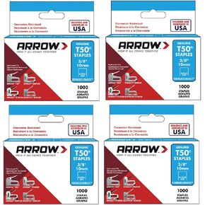 506SS1 Genuine T50 Stainless Steel 3/8-Inch Staples (4000)
