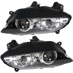LABLT Front Headlight Motorcycle Headlamp Replacement for Yamaha YZF R1 2004-2006