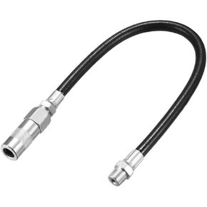 Utoolmart Butter Hose and Accessories 300mm Length 8mm Pipe Diameter for Use With Hand Operated Grease Guns 2Pcs