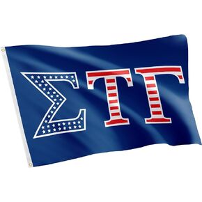 Desert Cactus Sigma Tau Gamma USA Fraternity Flag Greek Letter Banner Large 3 feet x 5 feet Sign Decor (Flag - USA)