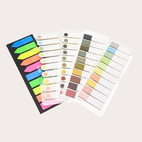 1000 Pcs Page Markers Colorful Sticky Note Tabs Colored Writable and Repositionable Book Flags Tabs Strip Index Tabs,Page Tabs