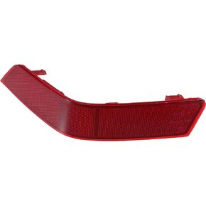 No.265656FV0B Bumper Reflector for Nissan Rogue 2016-2020 / Rear Left Light Reflector Cover Bumper/Durable Plastic / 1Pcs Red