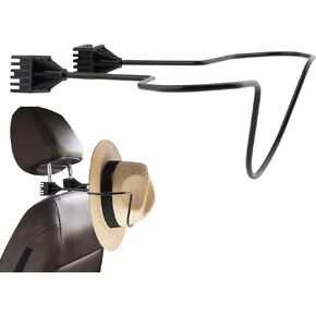 Cowboy Hat Rack for Car,Metal Cowboy Hat Holder Rack for Truck SUV Car,Keep Hat Shape,Hat Holder for Truck Seat,Multifunctional Car Clothes Hanger,Automotive Seat Back Organizers,Car Accessories