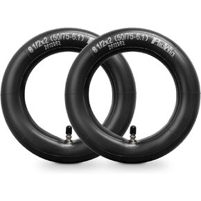 8.5 Inch Heavy Duty Scooter Inner Tubes, 8 1/2 x 2 (50/75-6.1) TR4A Stem Valve Straight Tire Tubes Compatible with 8 1/2x2 8.5x2.0 Gotrax Gxl V2/Xiaomi M365/Pro 2/1s Electric Scooter Tire tubes