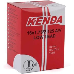 Kenda 16X1.75/2.125 A/V Schrader Valve, Low Lead for Juvenile Products
