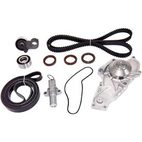 TKH-002 Timing Belt Kit with Water Pump Kit For 2003-2017 Honda Accord Crosstour Pilot Odyssey Ridgeline Acura MDX RDX RL TL TSX ZDX Replace # TKH002 TCKWP329