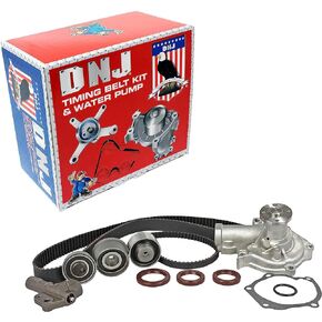 DNJ TBK123WP Timing Belt Water Pump with Hydraulic Tensioner/For 99-06 Kia, Hyundai/Optima, Sonata, Santa Fe/ 2.4L/ DOHC/Naturally Aspirated