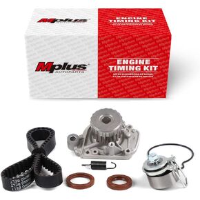 MPLUS TCK312 Timing Belt With Water Pump Kit for 2001-2005 for Honda Civic 1.7L L4 D17A1 D17A2 D17A6 D17A7