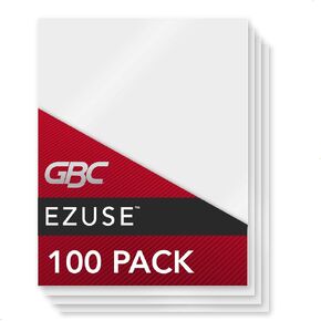 GBC Laminating Sheets, Thermal Laminating Pouches, Menu Size, 5 Mil, EZUse, 100 Pack (3740474CF)