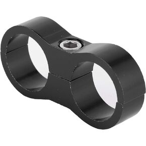 14An Hose Separator Clamps,12 An Hose Separator,Hoses And Calipers 12An Hose Separator Clamp Divider Clip Aluminum Alloy Fitting Adapter For Oil Fuel Hose Lineblack (Black)