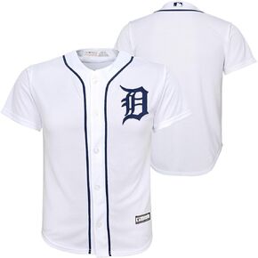 Detroit Tigers MLB Kids Youth 8-20 White Home Team Jersey