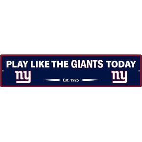 NFL New York Giants Street Sign Wall Plaque,Blue