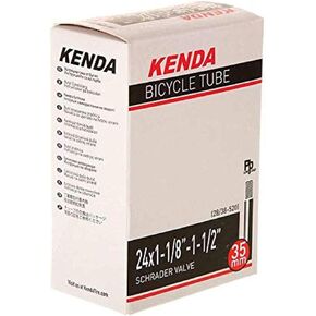 Kenda, Schrader, Tube, Schrader, Length: 35mm, 24'', 1-1/8 x 1-1/2