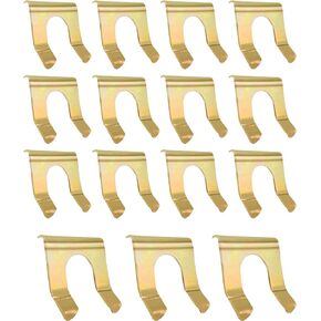 15PCS Brake Line Clips,U Shaped Brake Line Retainer,Car Accessories Brake Hose Clips,Brake Cable Clip Brake Hose Lock,Metal Hose Clamps Vehicles Parts Replacement for Auto Motorcycles Trucks