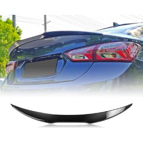 Rear Trunk Spoiler Wing Compatible with 2016-2024 Chevrolet Malibu Spoiler, Carbon Fiber Printing Spoiler JD Style
