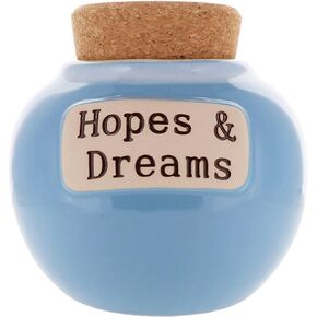 Inspirational Gifts for Women, Hopes and Dreams Jar, Ceramic Keepsake Jar, Wedding Wishes, Friend Gifts