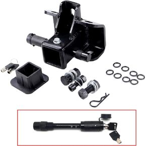 FEXON Tow Towing Trailer Hitch Receiver with Pin Lock Compatible with Land Rover LR3 2005-2009 LR4 2010-2016 Range Rover Sport 2006-2013